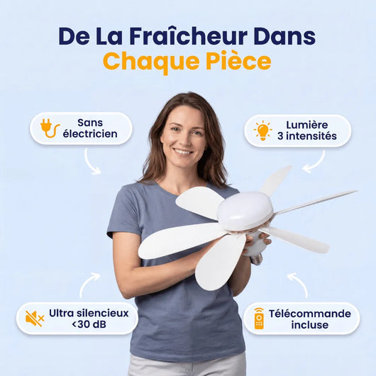 Ventilateur de Plafond | Profitez d'un intérieur plus frais pendant les fortes chaleurs