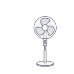 Ventilateur sur pied